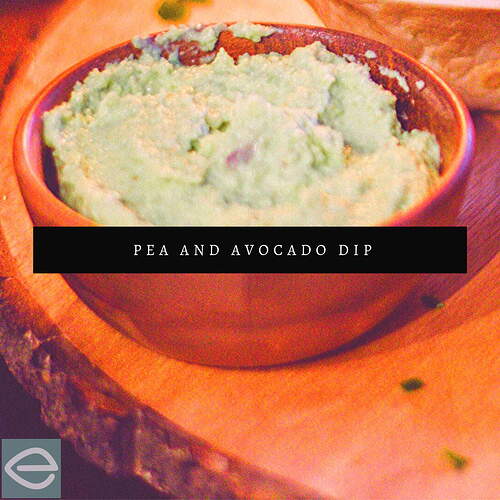 peaandavocadodip