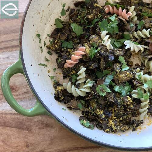 cheesypastawithmushrooms